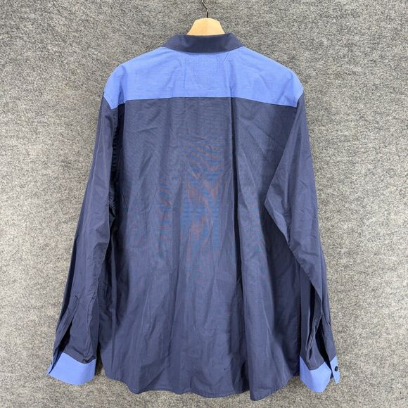 Guess Shirt Men 2XL Gray Button Up Collared Long Sleeve Regular Fit Solid - Picture 2 of 6